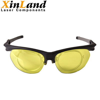proteção dos vidros do laser de 190-450nm 800-1100nm a melhor anti compatível com quadro da miopia